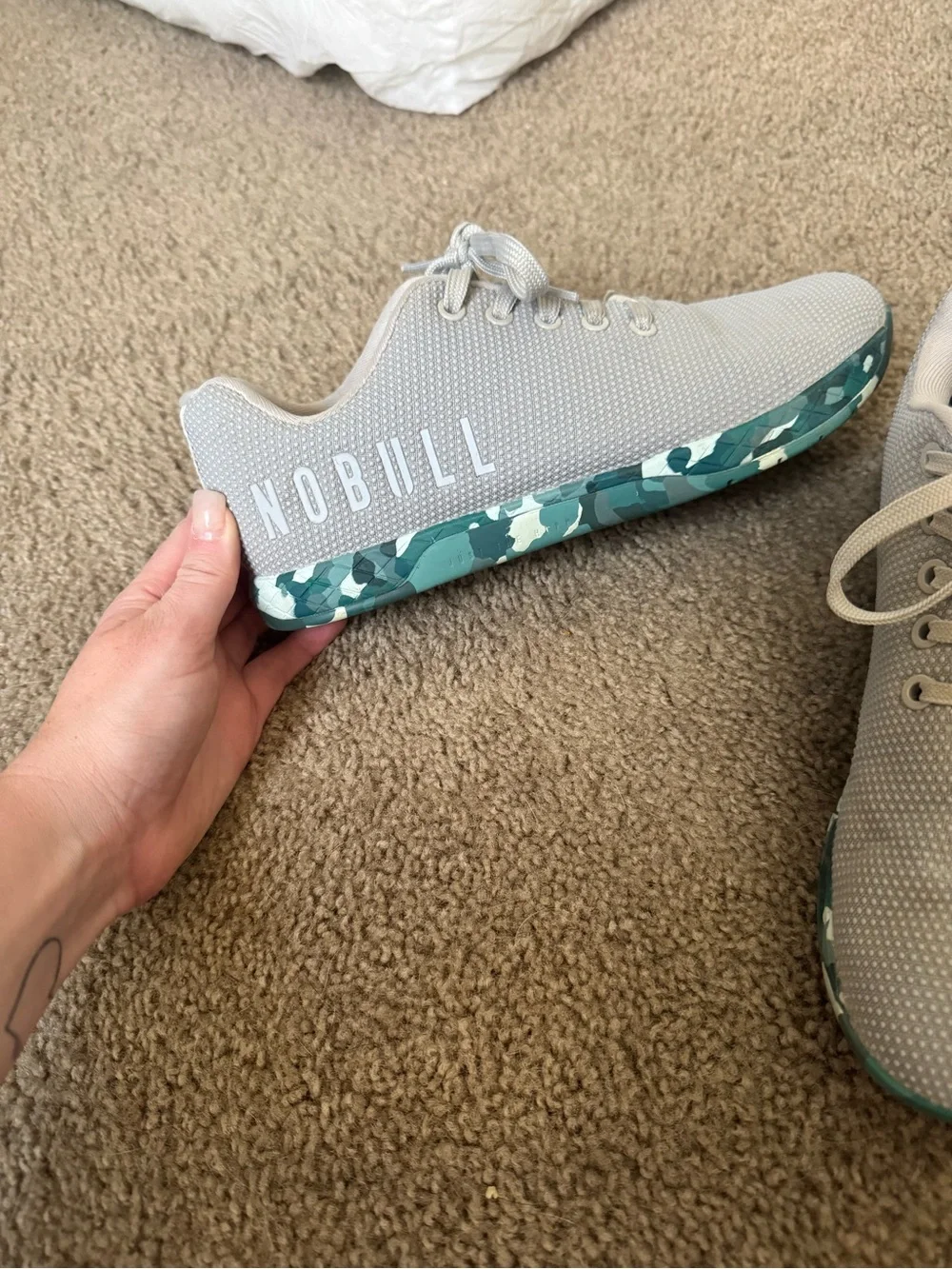NOBULL Light Gray Trainers